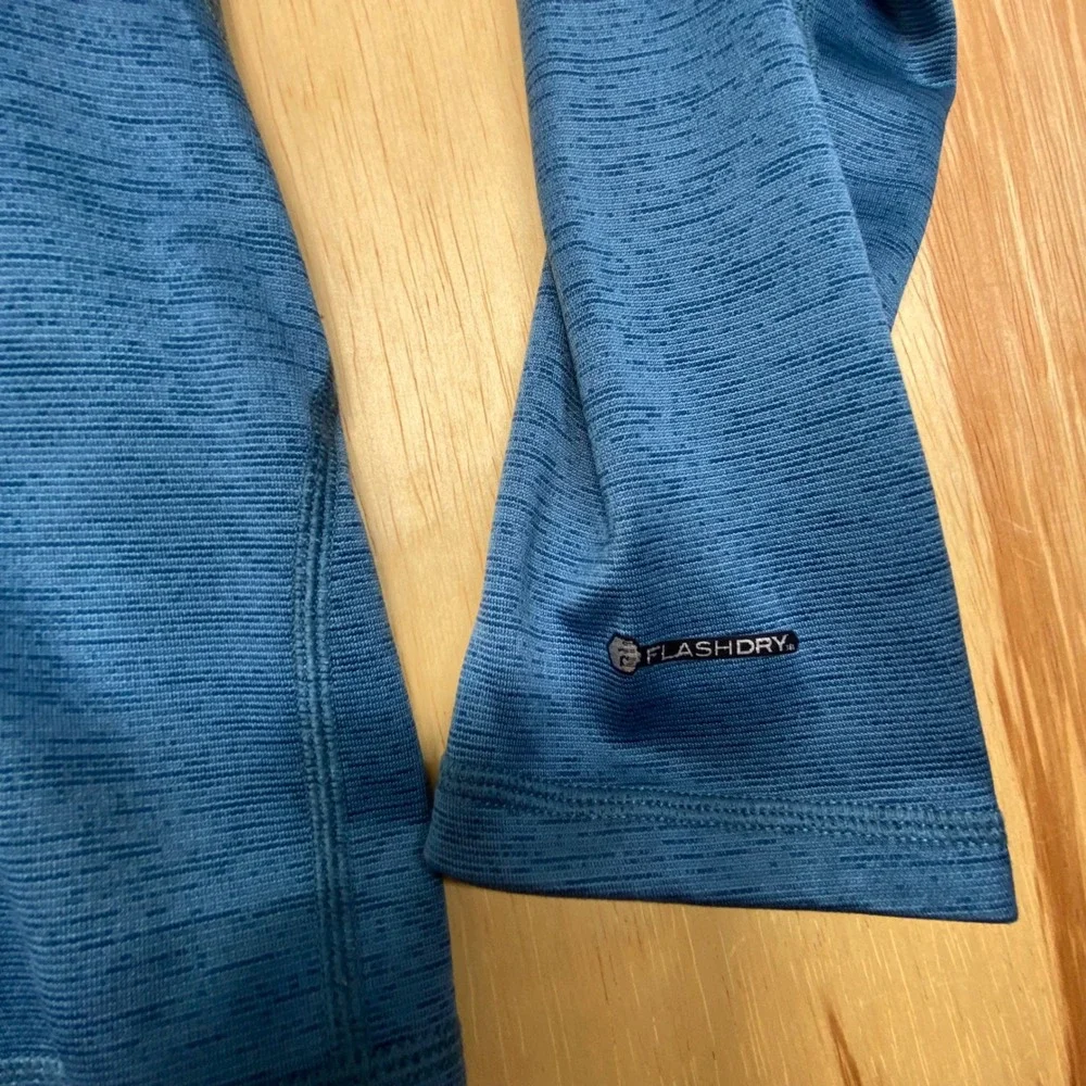 The North Face Mens Blue Pullover‎ Duodry Size Medium Quarter Zip